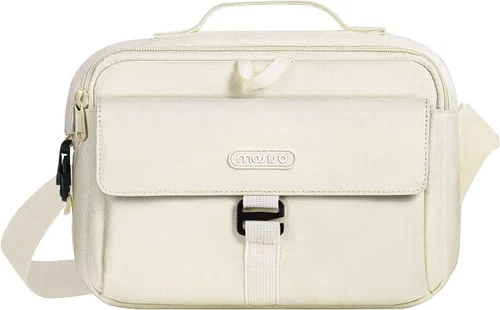 Miniatura 10 de MOSISO Bolsa de Hombro para Cámara Estuche Bolso Cruzado Bandolera, DSLR/SLR/Sin Espejo Compacto Acolchado Bolso de Mano para Fotografía con Rosa