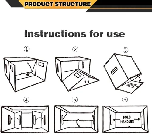Miniatura 3 de CNNELL Paquete de 3 cajas de almacenamiento para cómics, capacidad para 150-175 cómics, plegable, apilable, a prueba de humedad, cartón archivado