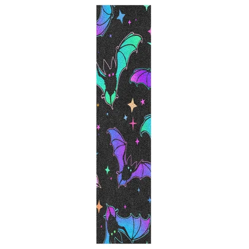 YETTASBIN Cinta de agarre para patineta, sin burbujas, antideslizante, papel de lija para patineta, 33 x 9 pulgadas