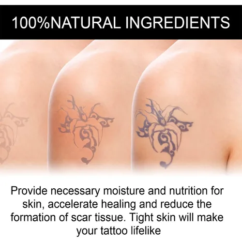 Miniatura 6 de Simple: manteca de tatuaje, bálsamo de cuidado posterior del tatuaje, cuidado del tatuaje, mejora del color que revive tatuajes viejos, hidrata