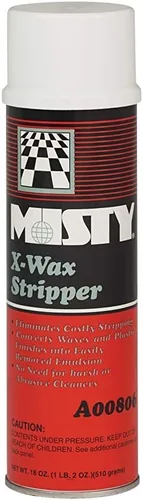Miniatura 2 de MISTY X-Wax Stripper - 18 oz (caja de 12) 1033962 - Ideal para azulejos, madera, linóleo y azulejos de composición