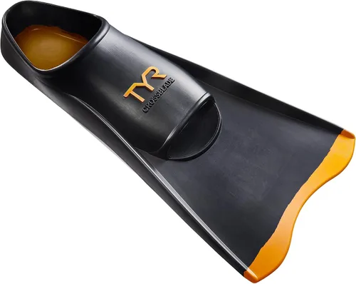 Miniatura 11 de TYR Crossblade Fins 2.0 - Aletas de natación de goma natural duraderas de hoja corta para entrenamiento de fuerza, velocidad y resistencia de piernas