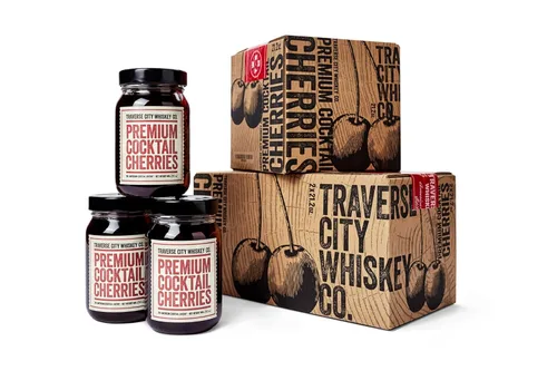Miniatura 8 de TRAVERSE CITY WHISKEY CO. Cerezas de cóctel premium (600g/21.2oz) Paquete de 2 Para cócteles y postres Todas americanas, naturales, certificadas