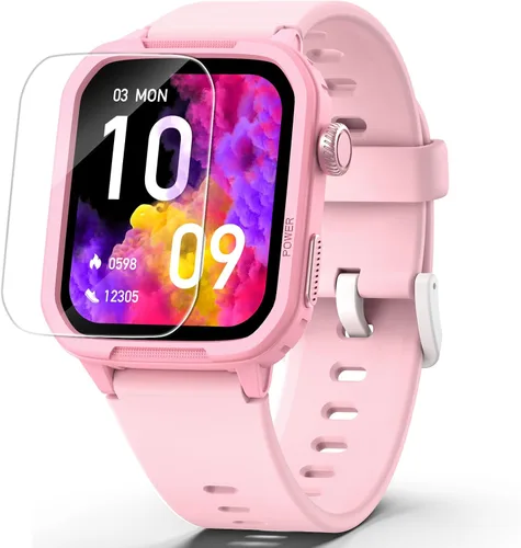 Miniatura 11 de Reloj inteligente para niños y niñas, relojes para niños con 19 modos deportivos, frecuencia cardíaca, monitor de sueño, podómetro, reloj Azul