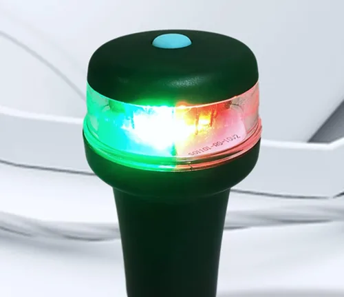 Miniatura 3 de Pactrade Marine Luces de navegación para barcos LED - Luces de navegación rojas y verdes alimentadas por batería para barcos - Adaptador y soportes