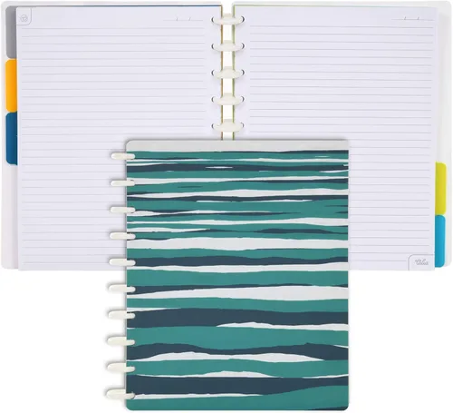 Miniatura 82 de Talia - Cuadernos de notas con tapas, planificador, personalizables, (Azul de Verano, Junior (5.5 pulgadas x 8.5 pulgadas)) Azul verano