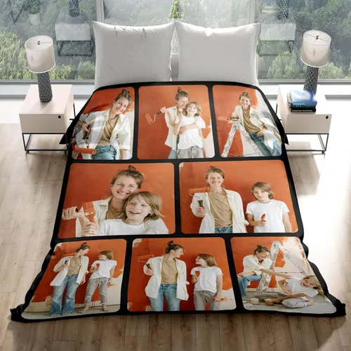 Miniatura 3 de inkArts Mantas personalizadas con fotos para la familia, manta de fotos personalizada, mantas personalizadas con fotos como regalos para Navidad, 8