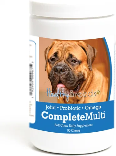 Miniatura 412 de Healthy Breeds Pug todo en uno multivitamínico suave masticable 60