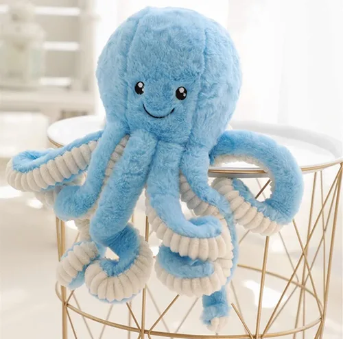 Miniatura 5 de JOSON - Juguetes de pulpo de peluche lindos, animales de peluche suaves en forma de pulpo, regalo de cumpleaños para niñas, niños y adultos