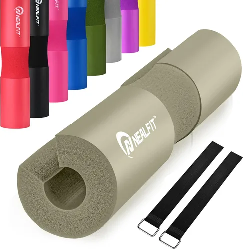 Miniatura 9 de NEALFIT Almohadilla para Barra de Pesos para Sentadillas—Almohadilla para Barra de Pesos—Ideal para Levantamiento de Pesas, Estocadas y Empujes