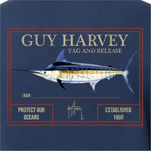 Miniatura 46 de Guy Harvey Camiseta de manga corta Threadcycled para hombre