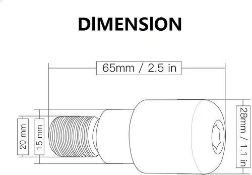 Miniatura 2 de Accesorios de motocicleta con contrapeso para Yamaha Mt-09 Fz-09 Mt 09 Mt-07 para Tracer Mt-10 Fz-10 MT-125 Mango de mano Extremos de la barra de Red