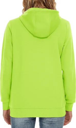 Miniatura 20 de TACVASEN Sudaderas con capucha y cremallera para mujer, ligera, de rizo francés, con cremallera completa y bolsillos