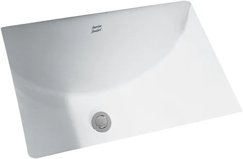 American Standard 0614.000.020 - Lavabo de baño bajo encimera, color blanco