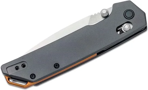 Miniatura 4 de Kershaw Iridium Reverse Tanto - Cuchillo de bolsillo plegable, elegante hoja de acero D2 de 3.4 pulgadas, mecanismo de bloqueo DuraLock, mango