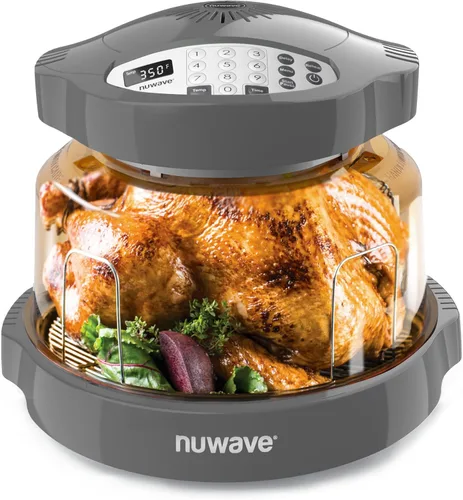 Nuwave Horno infrarrojo Pro Plus 2, encimera, convección, cocina fresca o congelada, sin descongelación ni precalentamiento, cocina saludable, calor