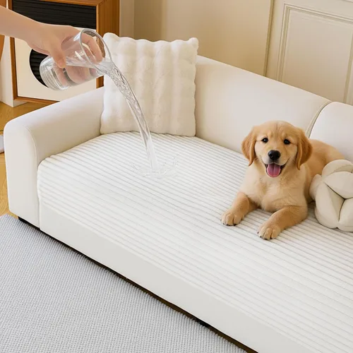 Miniatura 14 de MYSKY HOME Funda de sofá en forma de L, 100% impermeable para mascotas, fundas de sofá modular en forma de L, fundas de sofá antideslizantes