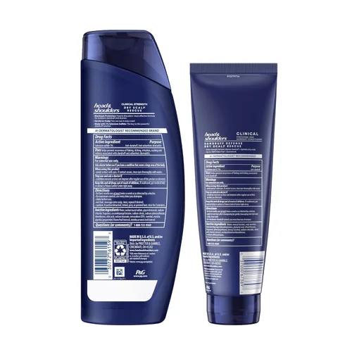 Miniatura 9 de Head & Shoulders - Champú y acondicionador Clinical Strength Dry Scalp Rescue, champú y acondicionador anticaspa y para el cuero cabelludo reseco