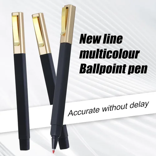 Miniatura 9 de 6 paquetes de bolígrafos de gel negros de 0.5 mm de punta media, bolígrafos de tinta de gel con tapa, secan rápidamente, bolígrafo de punta redonda