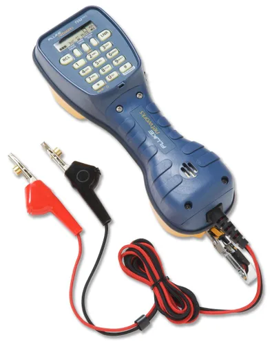 Miniatura 2 de Fluke Networks Set de multímetro probador de teléfono TS52 con pantalla LCD, 1