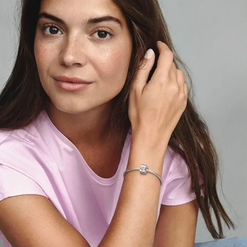 Miniatura 2 de RMMY Mickey S925 - Colgante de plata de ley para pulsera y collar para regalo de cumpleaños para mujeres y niñas, Plata esterlina, Circonita cúbica
