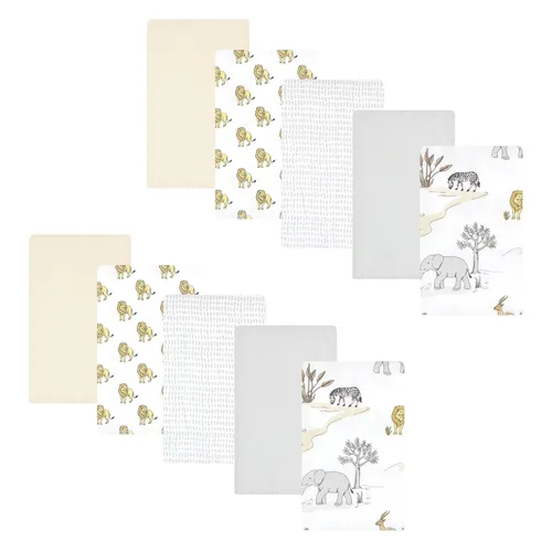 Miniatura 123 de Hudson Baby - Paños unisex de franela de algodón para bebé, bosque, talla única