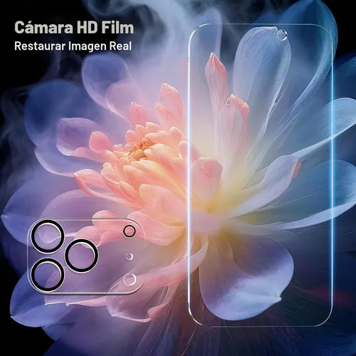 Miniatura 5 de PEHAEL 3+3 Pack para iPhone 17 Pro protector de pantalla de privacidad con protector de lente de cámara, película de vidrio templado antiespía