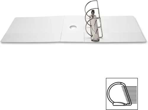 Miniatura 8 de Business Fuente 5 pulgadas Slant Anillo View Binder – Color Blanco, Blanco