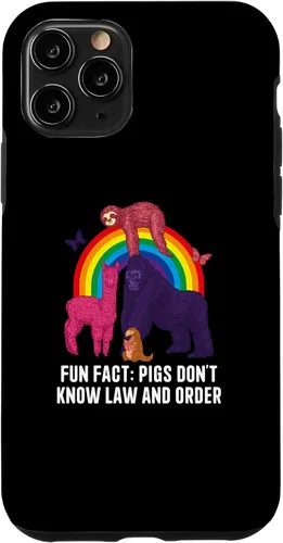 Miniatura 10 de iPhone 15 Pigs Dont Know Law and Order Funny Animal Pun Humor Case