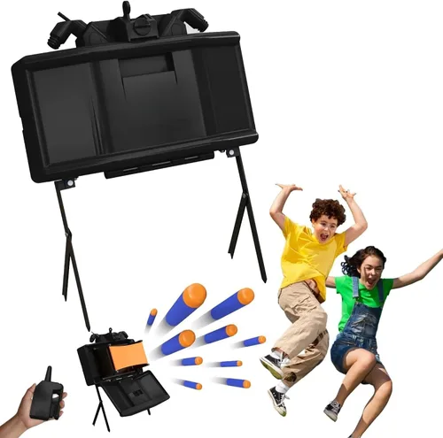 Skywin Set de acción de juguete para juegos de simulación – Control remoto incluido, compatible con blasters de espuma (Negro)
