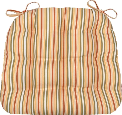 Miniatura 11 de Barnett Home Decor Almohadillas para silla de comedor con lazos - Bethanne Azul Floral Tamaño Mediano 16.5 x 18 - Cojines para silla Windsor
