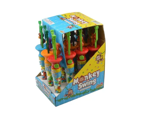 Miniatura 4 de Kidsmania Monkey Swing Toys with Candy: caja de exhibición de 12 piezas