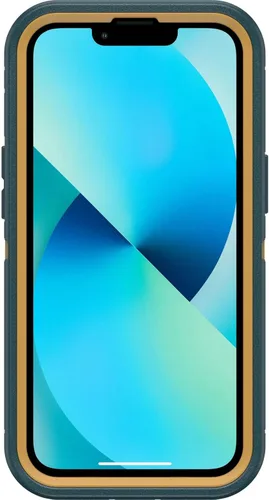 Miniatura 4 de OtterBox Defender Series - Funda resistente para iPhone 13 (no Mini/Pro/Pro Max), solo funda, embalaje no minorista, color verde cazador