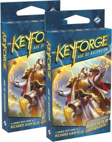 Miniatura 4 de KeyForge Age of Ascension - Juego de iniciación para dos jugadores, juego de cartas de ritmo rápido, juego de estrategia para adultos