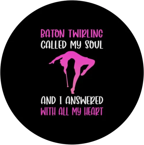 Miniatura 3 de Cheerleader Gymnasitc Majorette Baton Twirlers PopSockets MagSafe PopGrip for iPhone