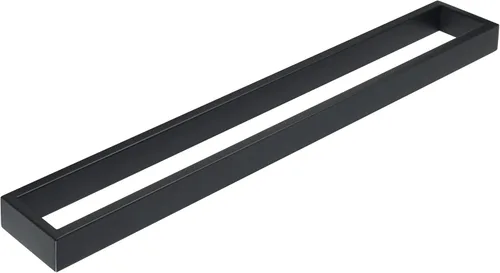 Miniatura 8 de Sayayo Barra de Toalla Mate Negra para Baño, Anillo de Toalla de Mano de 10 Pulgadas, Soporte de Toalla de Montaje en Pared Cuadrado, Acero Negro