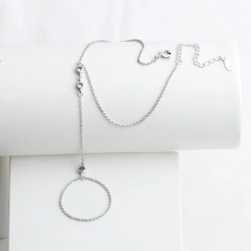 Miniatura 74 de Pulsera de plata de ley 925 para mujer, pulsera de mano para mujer, pulseras esclavas de 7 a 9 pulgadas ajustable