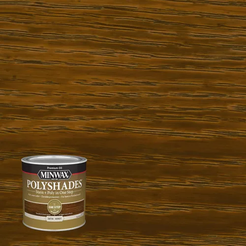 Miniatura 2 de Minwax® 213964444 PolyShades® Miel, Satén, Media Pinta