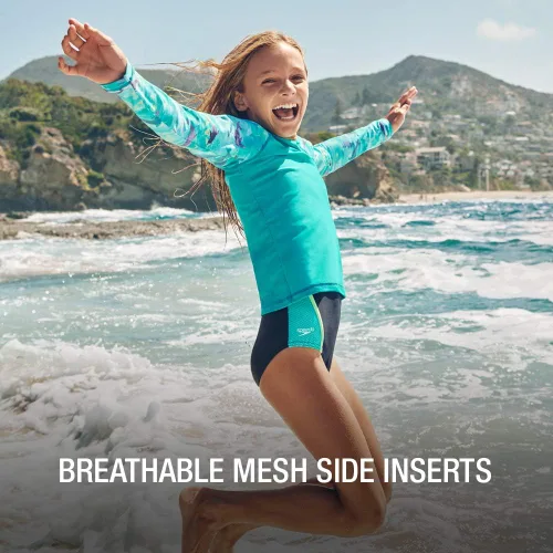 Miniatura 4 de Speedo Traje de baño de una pieza para niñas con tirantes gruesos