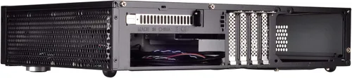 Miniatura 6 de Silverstone Tecnología Milo ML04 Tipo-C Puerta delantera de aluminio/cuerpo de acero Micro ATX Media Center/HTPC Caso, SST-ML04B-C