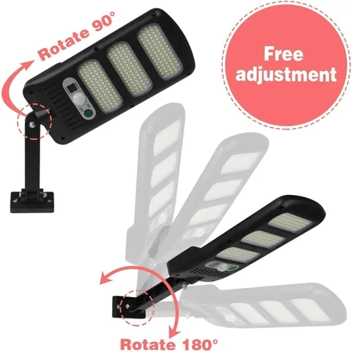 Miniatura 9 de SyouHome Paquete de 4 luces solares para exteriores, sensor de movimiento con control remoto, 3 modos, 2000 lm, 213 LED, luces solares