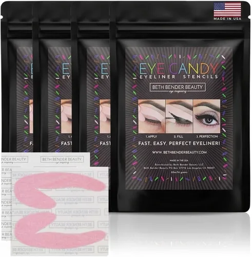 Miniatura 9 de Beth Bender Beauty Eye Candy Plantilla para Delineador de Ojos Plantilla para Delineador de Ojos de Gato Hecho en EE.UU. Libre de Crueldad