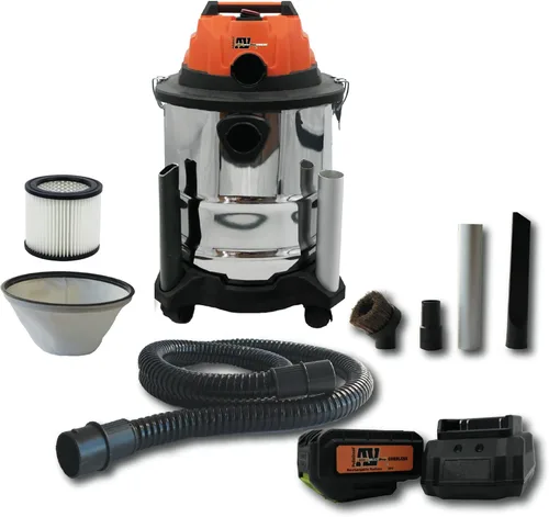 Miniatura 7 de Pellethead Ash Vault Pro Aspiradora de cenizas de 10 amperios para chimeneas, estufas de pellets y barbacoas, capacidad de 5 galones, doble HEPA