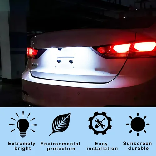 Miniatura 4 de Luces LED universales para matrícula, azul (6000 K), extremadamente brillantes, para automóvil, remolque, UTV, ATV, camión, RV, barco