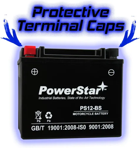 Miniatura 2 de PowerStar YTX12-BS Motorcycle Battery Compatible with Triumph Scrambler 2006 to 2007