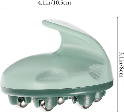 Miniatura 5 de FOMIYES 4 herramientas de masaje de bolas de rodillo: masajeador portátil de sostenido - herramientas de masaje de pies de cuello y hombro