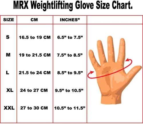 Miniatura 2 de MRX - Guantes de levantamiento de pesas para hombres y mujeres, entrenamiento de gimnasio, culturismo, entrenamiento de fuerza, levantamiento