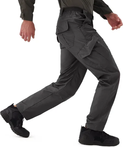 Miniatura 2 de URBEST Pantalones tácticos Ripstop para hombre, pantalones cargo resistentes al agua, pantalones de trabajo ligeros para senderismo al aire libre