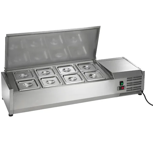 Arctic Air ACP48 - Mesa refrigerada de 47.25 pulgadas para sándwich/ensalada, acero inoxidable, 115 V