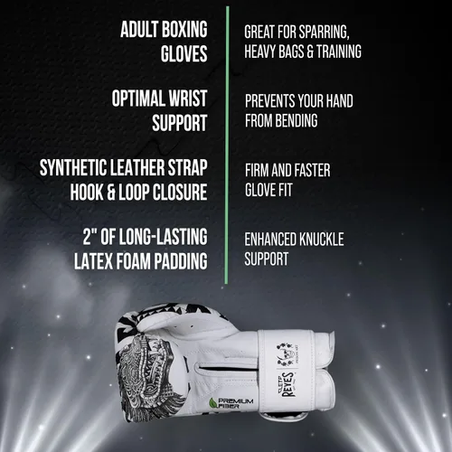 Miniatura 3 de CLETO REYES Guantes de boxeo de entrenamiento para hombres y mujeres con cierre de , cuero sintético de alta calidad, MMA, kickboxing, Muay Thai